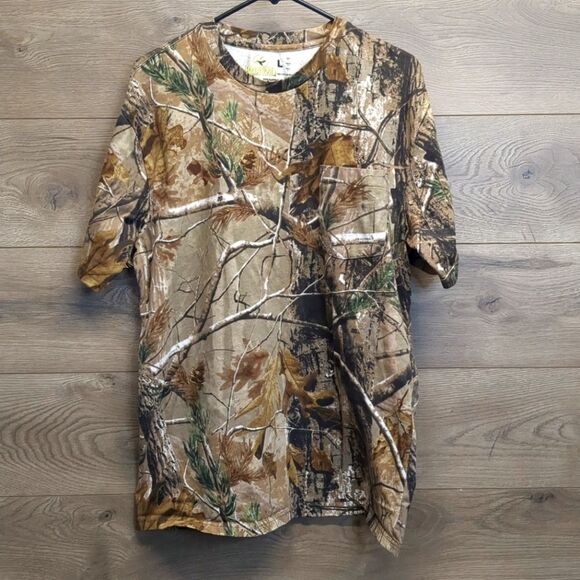 RedHead Camouflage Short Sleeve Tee Men's Size Large - Picture 1 of 7